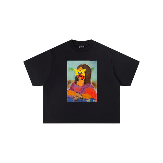 MERTRA x Slawn Mona Lisa Tee - (BLACK)