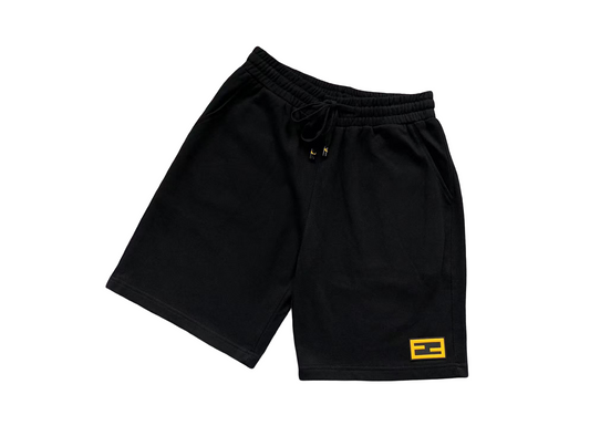 Fendi Square Shorts - (BLACK)