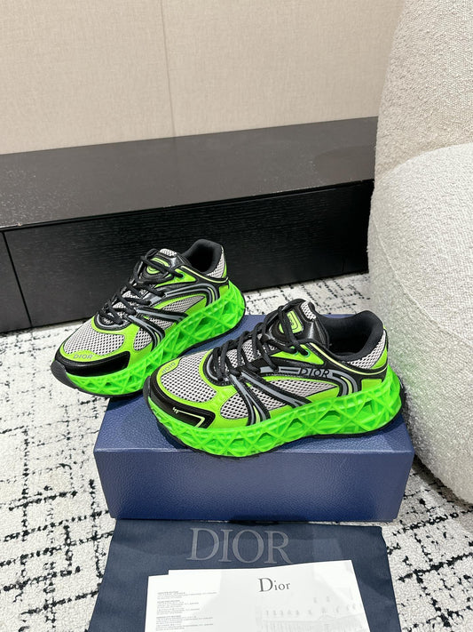 Dior B35 Neon Green Black