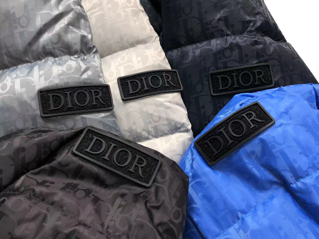 Dior Oblique Down Jacket - (GREY)