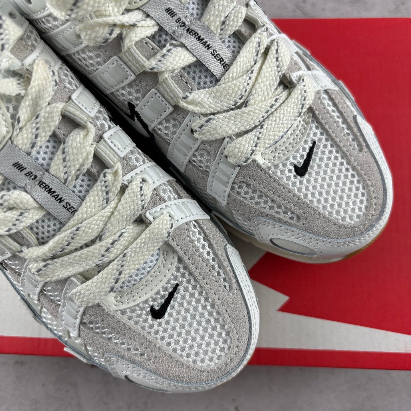 Nike P-6000 White Light Grey Cream