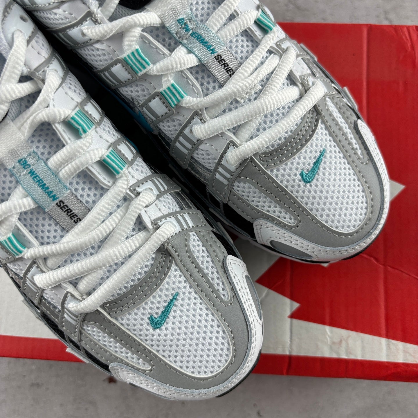 Nike P-6000 White Dusty Cactus