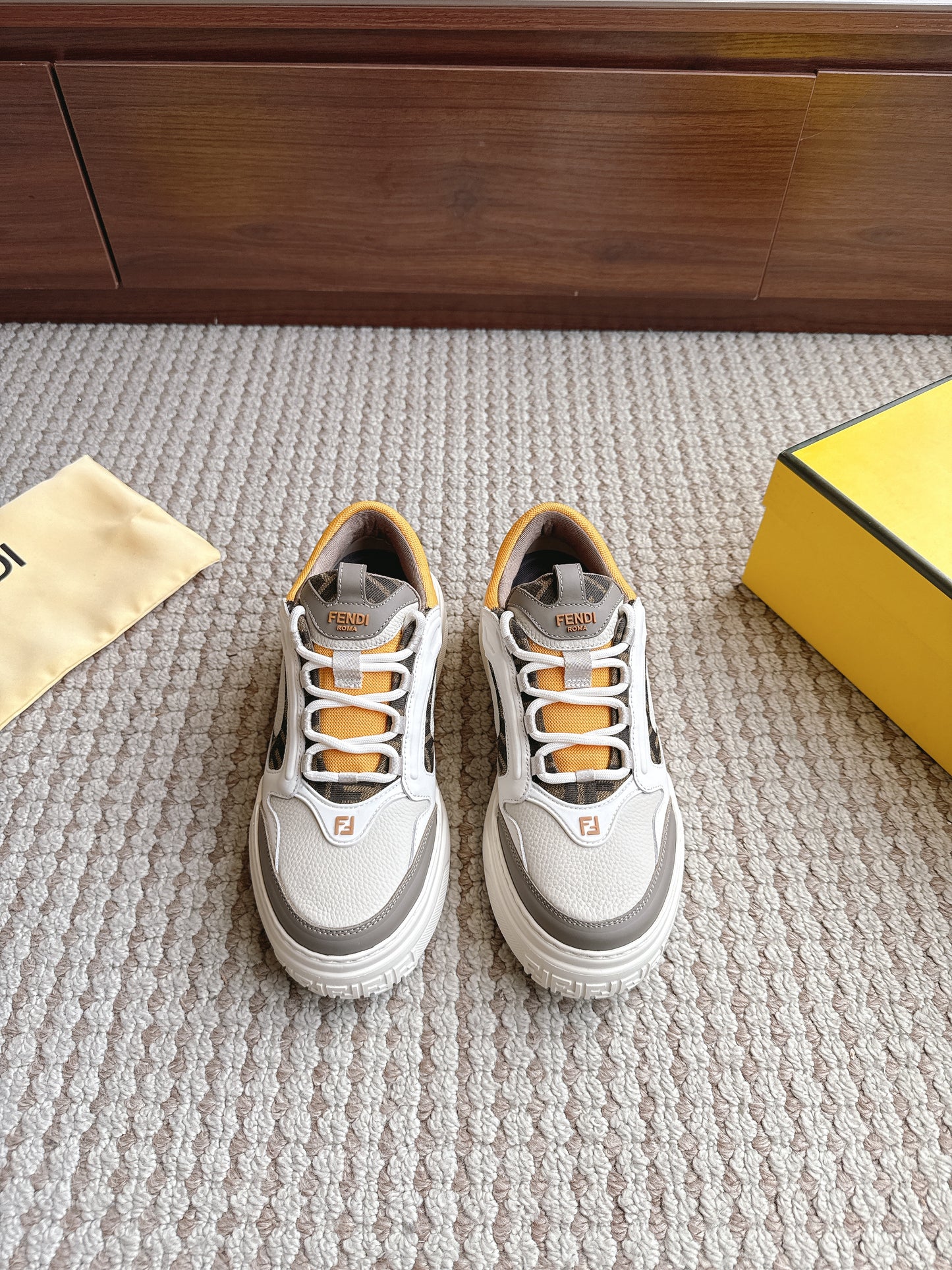 Fendi Force Orange Grey