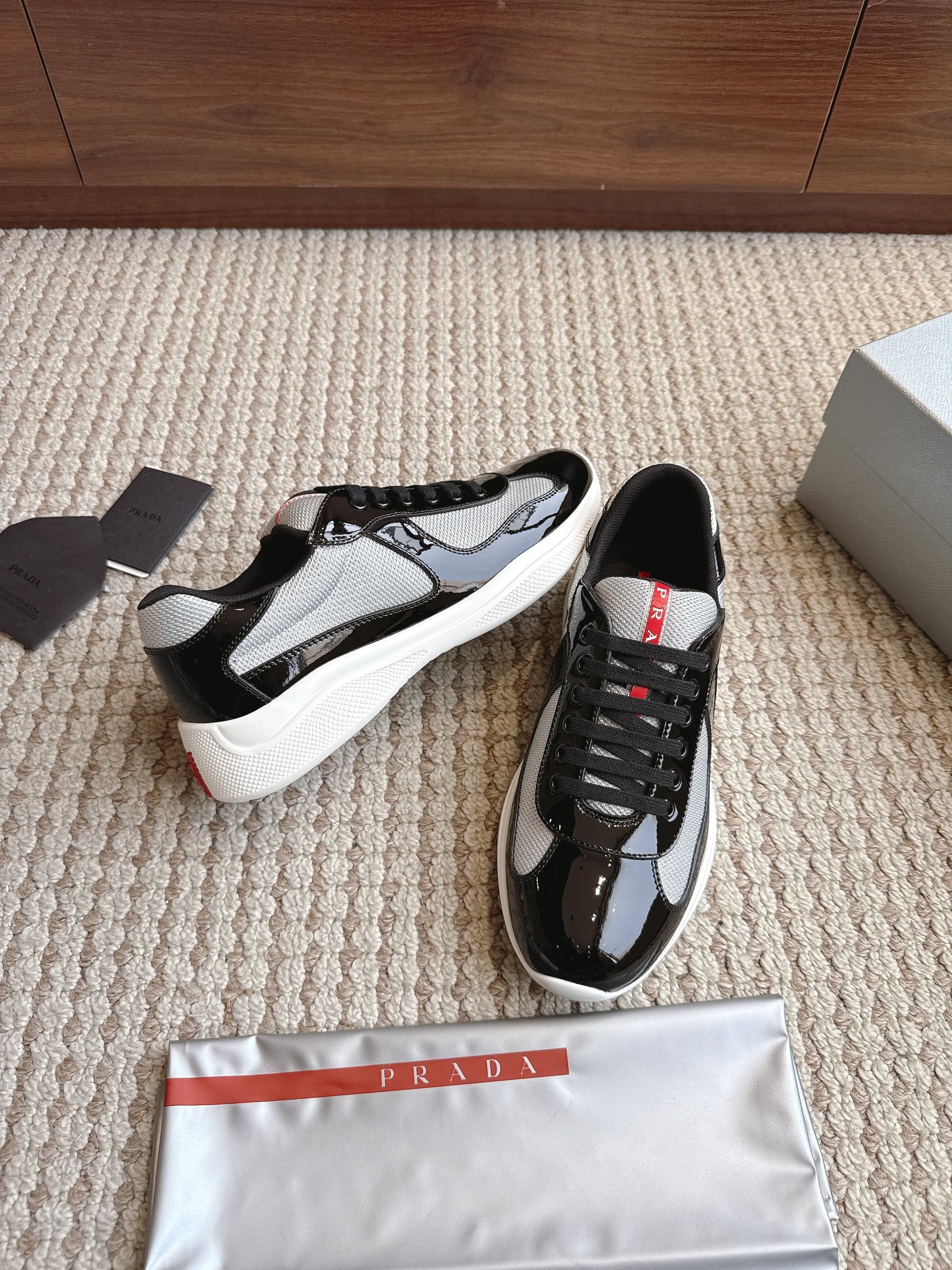 Prada America's Cup Black Grey White