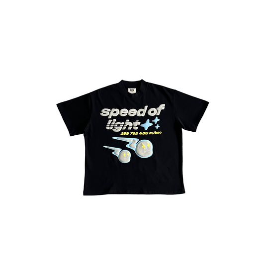 Broken Planet Speed Of Light Tee - (BLACK)