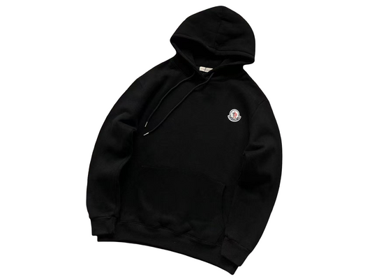 Moncler Basic Hoodie - (BLACK)