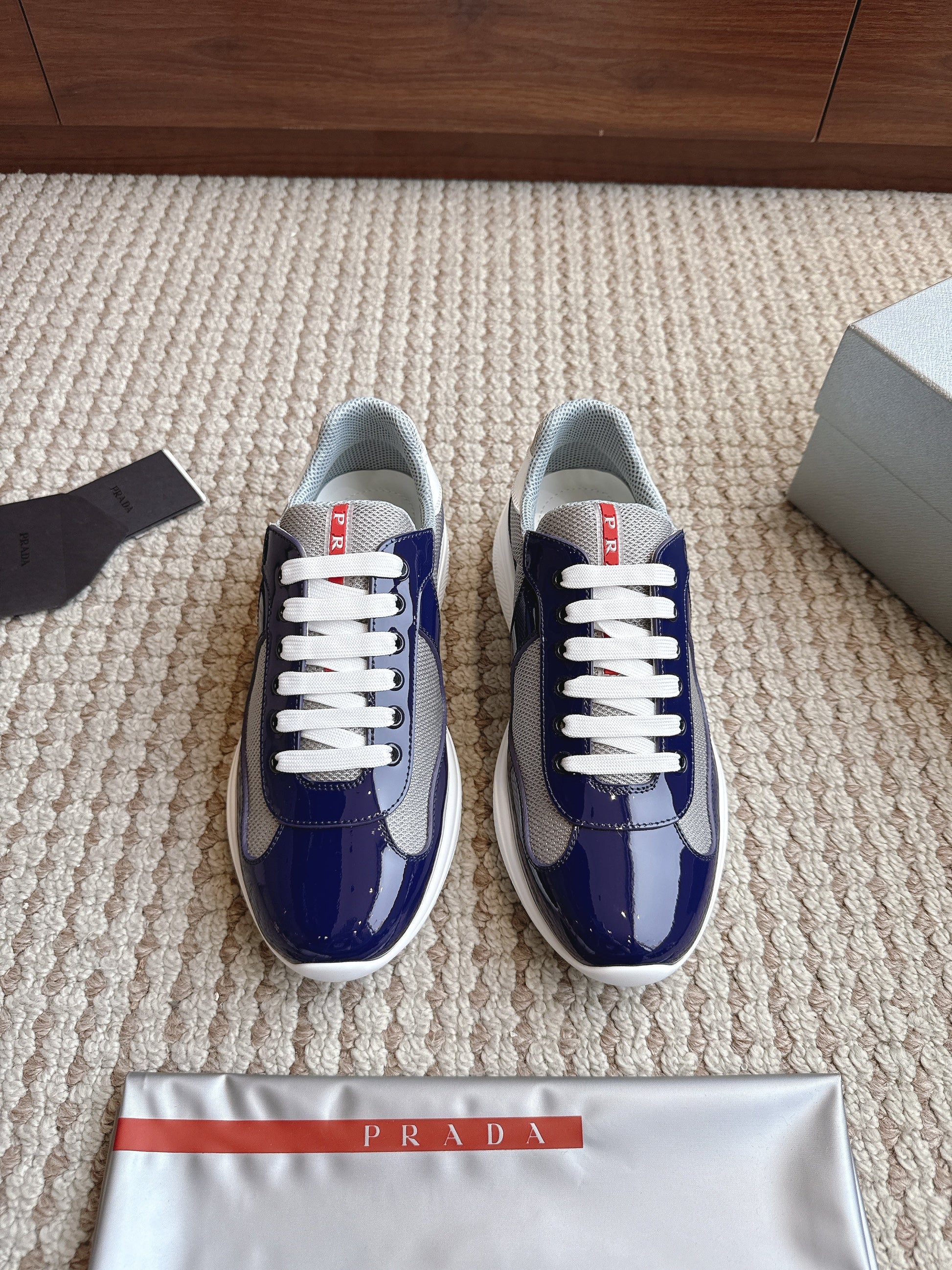 Prada America's Cup Navy Grey White