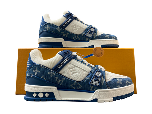 LV Trainer Denim Monogram - (BLUE)