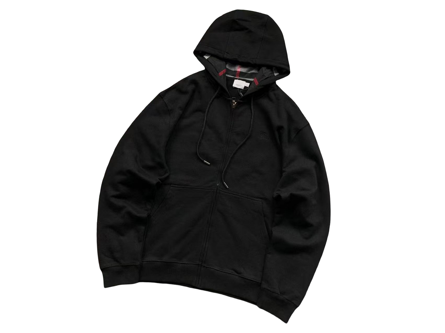 Burberry Vintage Zip Hoodie Black