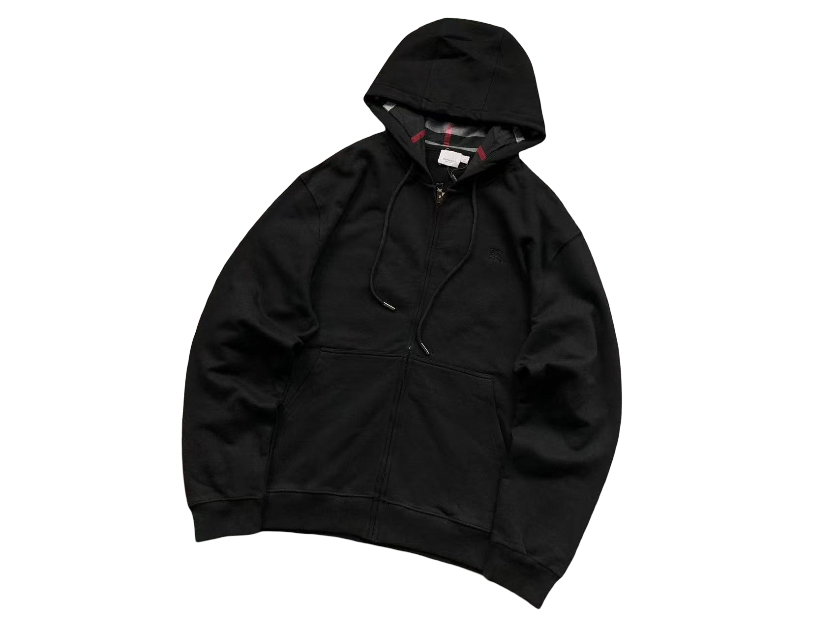 Burberry Vintage Zip Hoodie Black