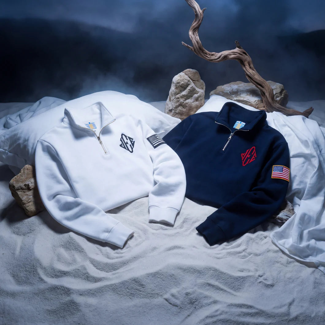 Original Epstein Quarter Zip - White