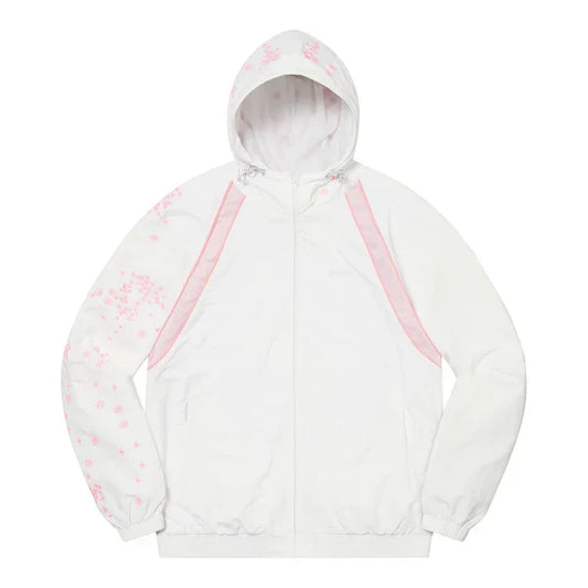 Supreme AOI Glow-In-The-Dark Shell Suit Jacket White