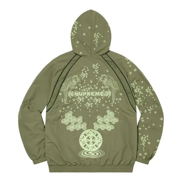 Supreme AOI Glow-In-The-Dark Shell Suit Jacket Khaki