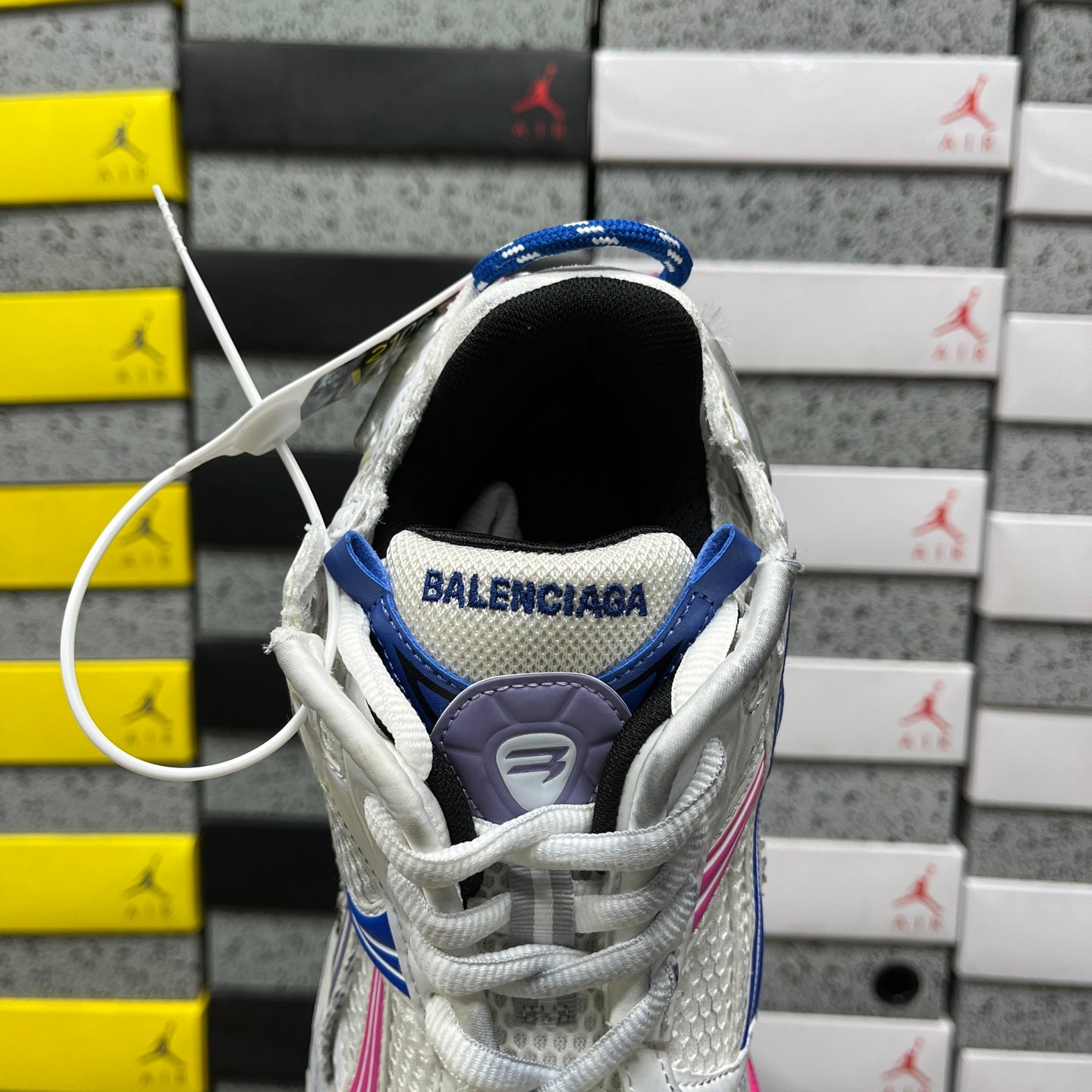 Balenciaga Runner 7.5 White Blue Purple