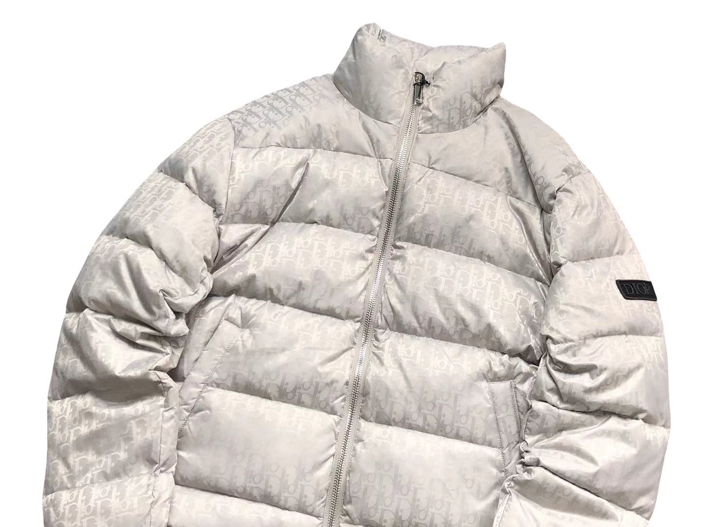 Dior Oblique Down Jacket - (WHITE)