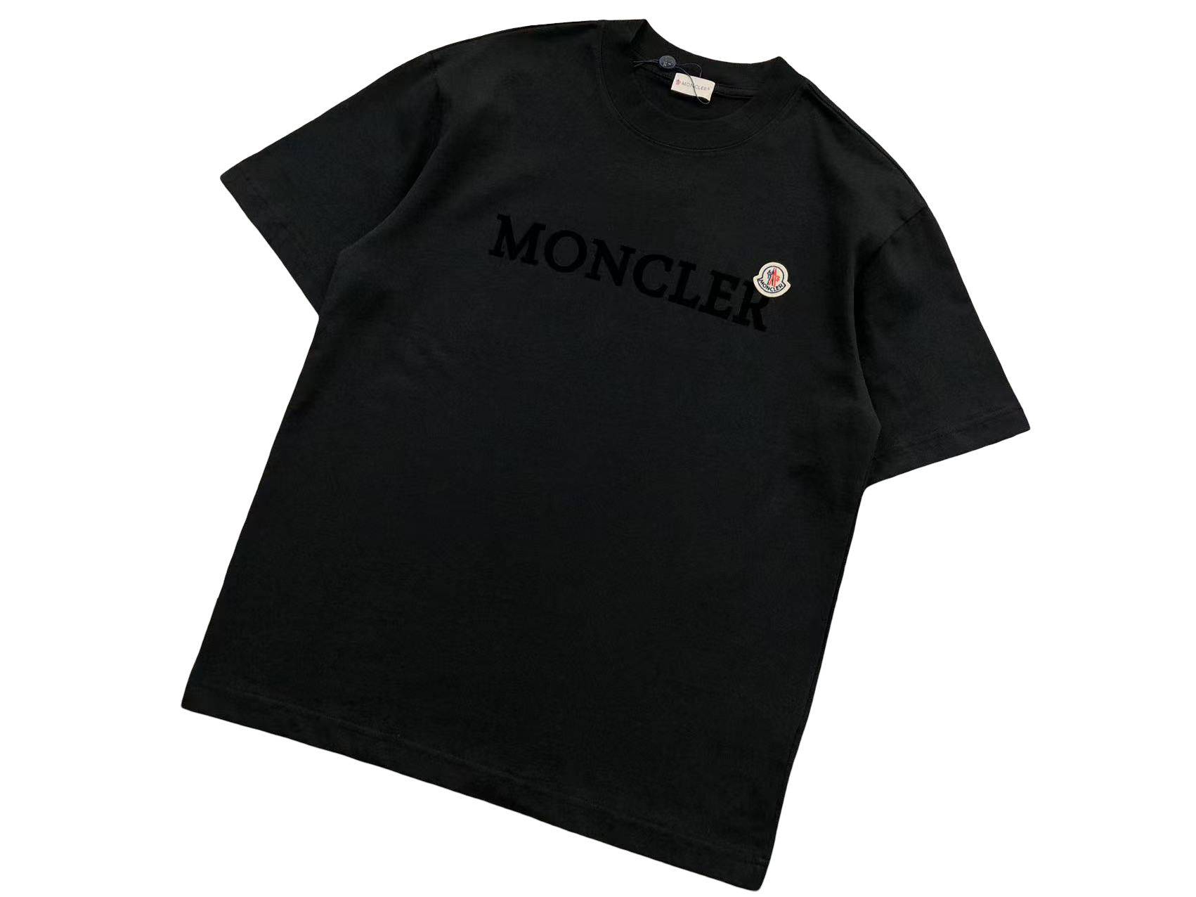 Moncler Logo Tee Black