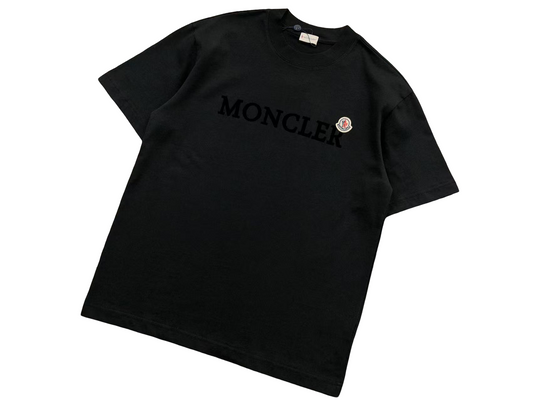Moncler Logo Tee Black