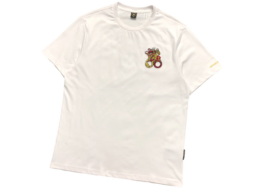 Moose Knuckles Snake Tee - (WHITE)