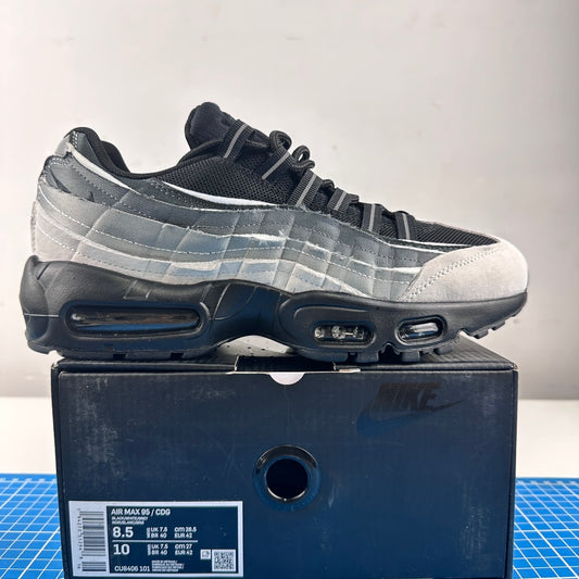 Nike x CDG Air Max 95 Essential Black White Grey