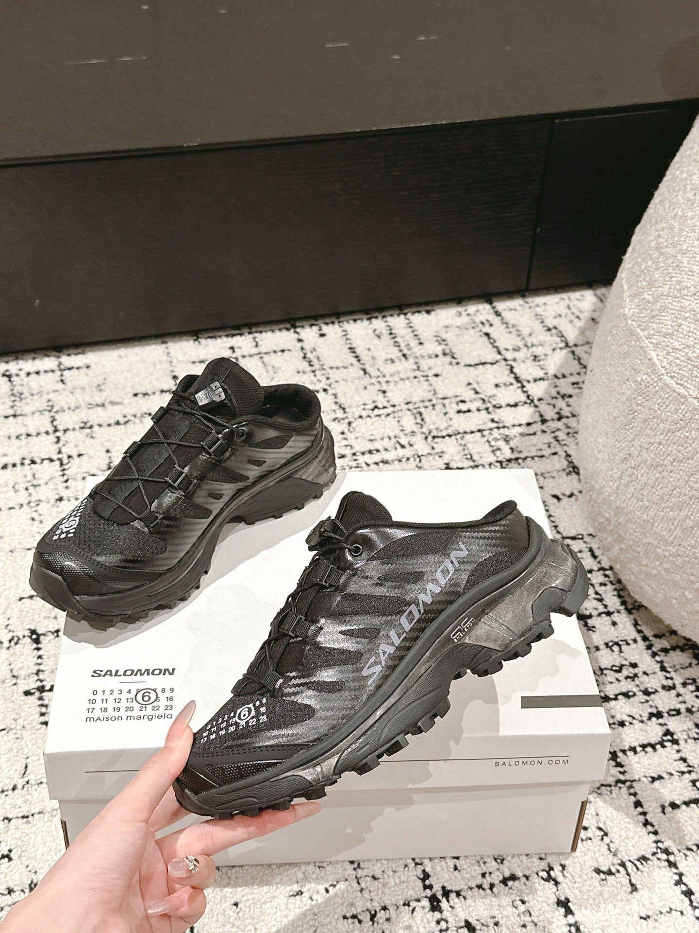 Salomon x Maison Margiela Cross Low Triple Black