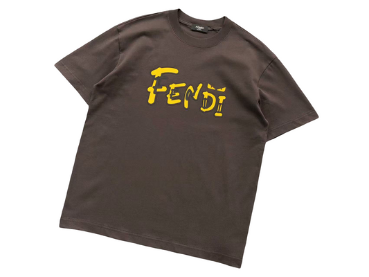 Fendi Dual Tee - (BROWN)