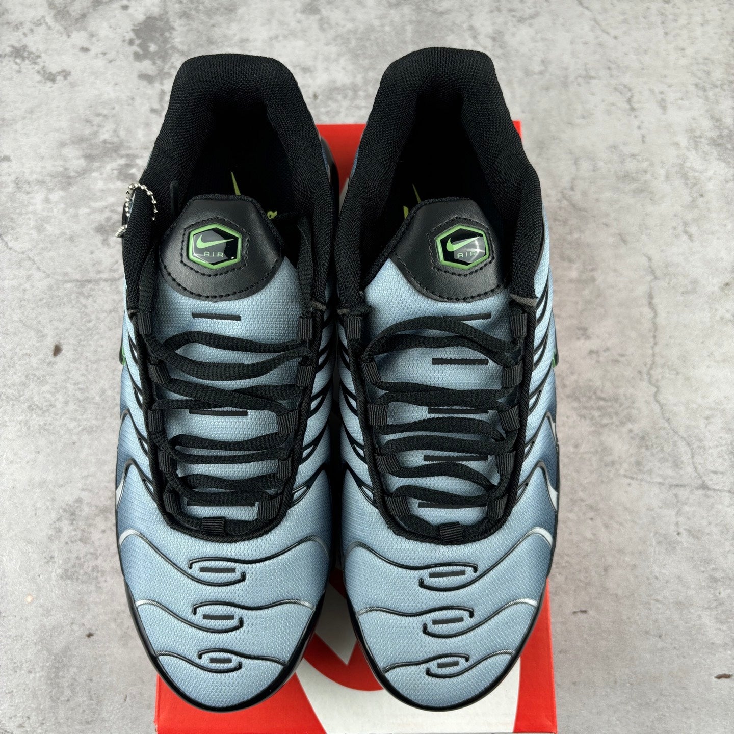 Nike Air Max Plus TN Metallic Black Silver Green