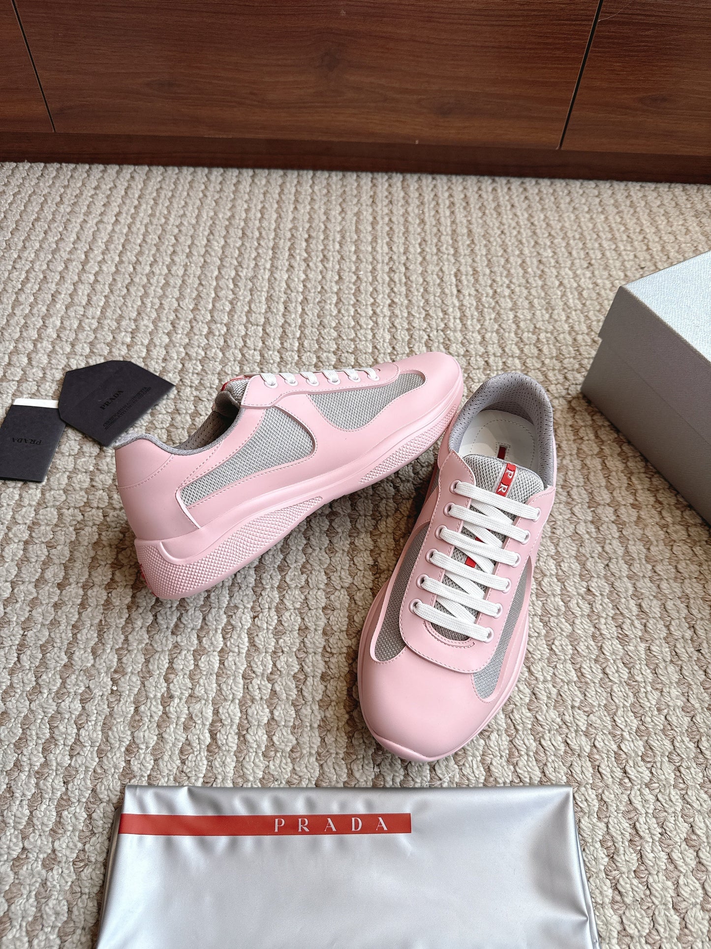 Prada America's Cup Pink Grey