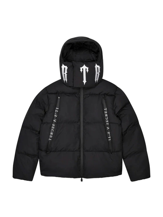 Trapstar Irongate Collar Puffer - (BLACK)