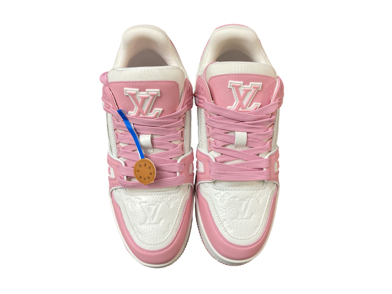 LV Trainer Monogram - (WHITE/PINK)