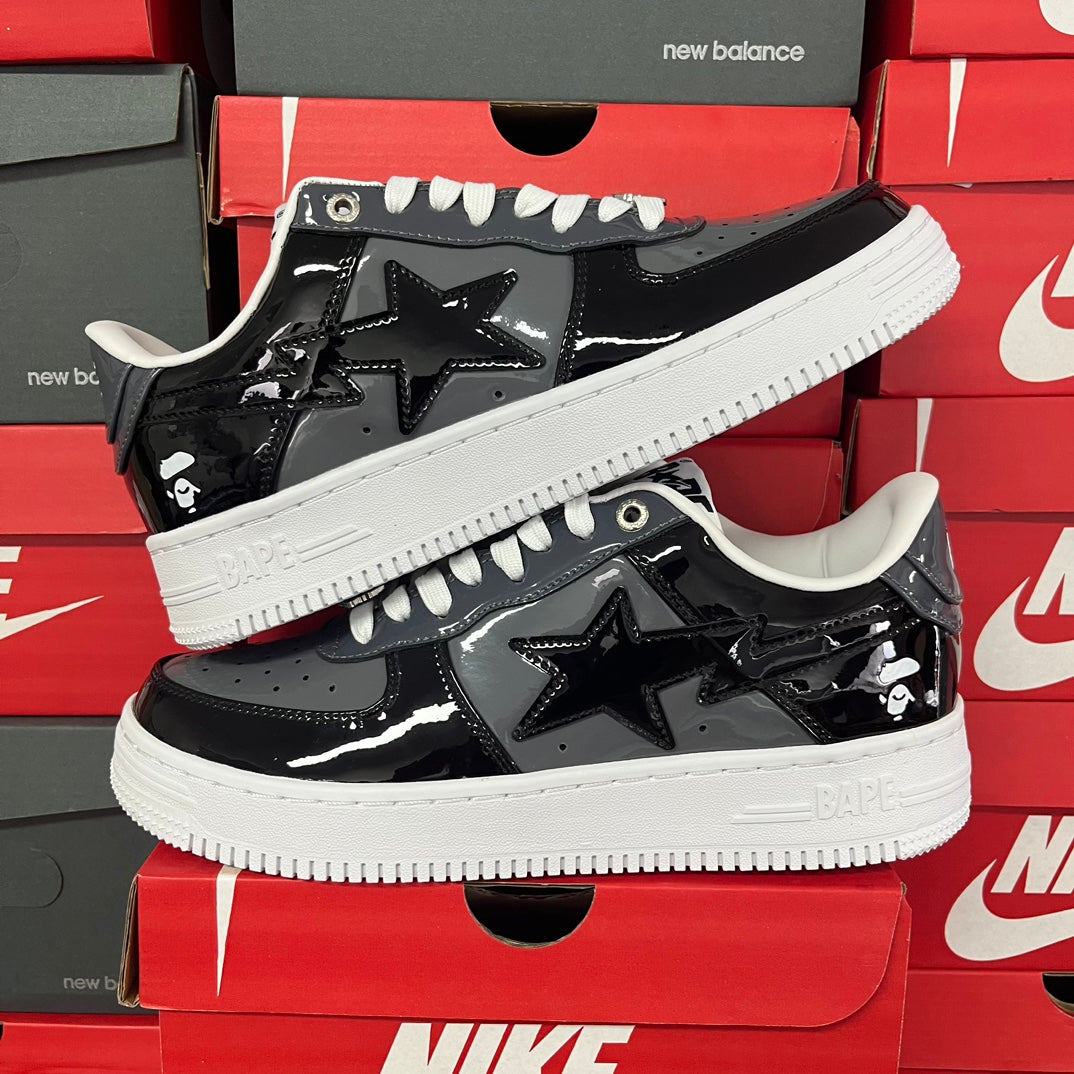 A Bathing Ape Bapesta - (BLACK/GREY)