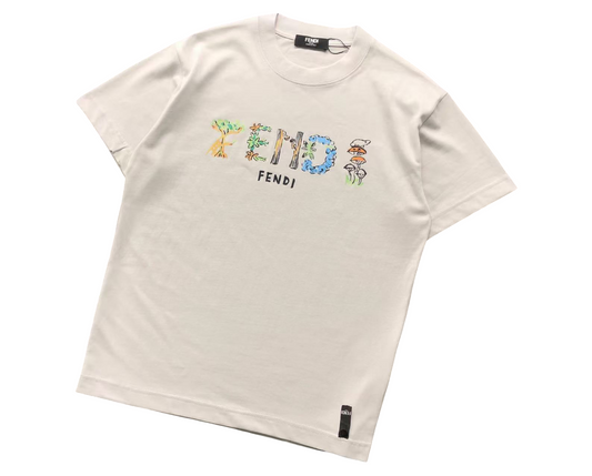 Fendi Nature Tee - (CREAM)