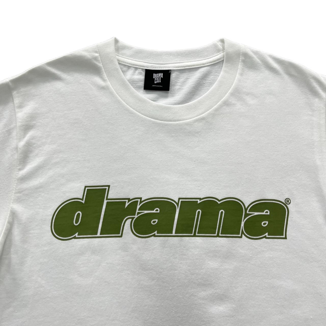 Drama Call Classic Tee - (WHITE/GRASS GREEN)