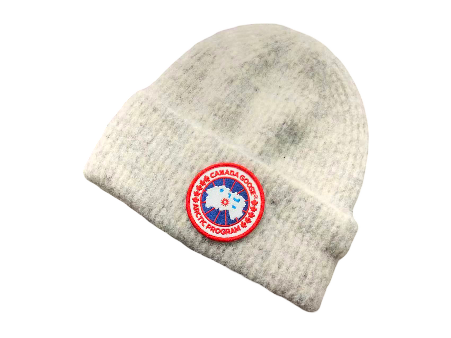 Canada Goose Pure Wool Beanie - (CREAM WHITE)
