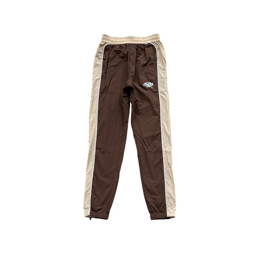 Syna World Shell Suit Jogging - (BROWN/CREAM) EXCLUSIVITY 21DRIPZZ