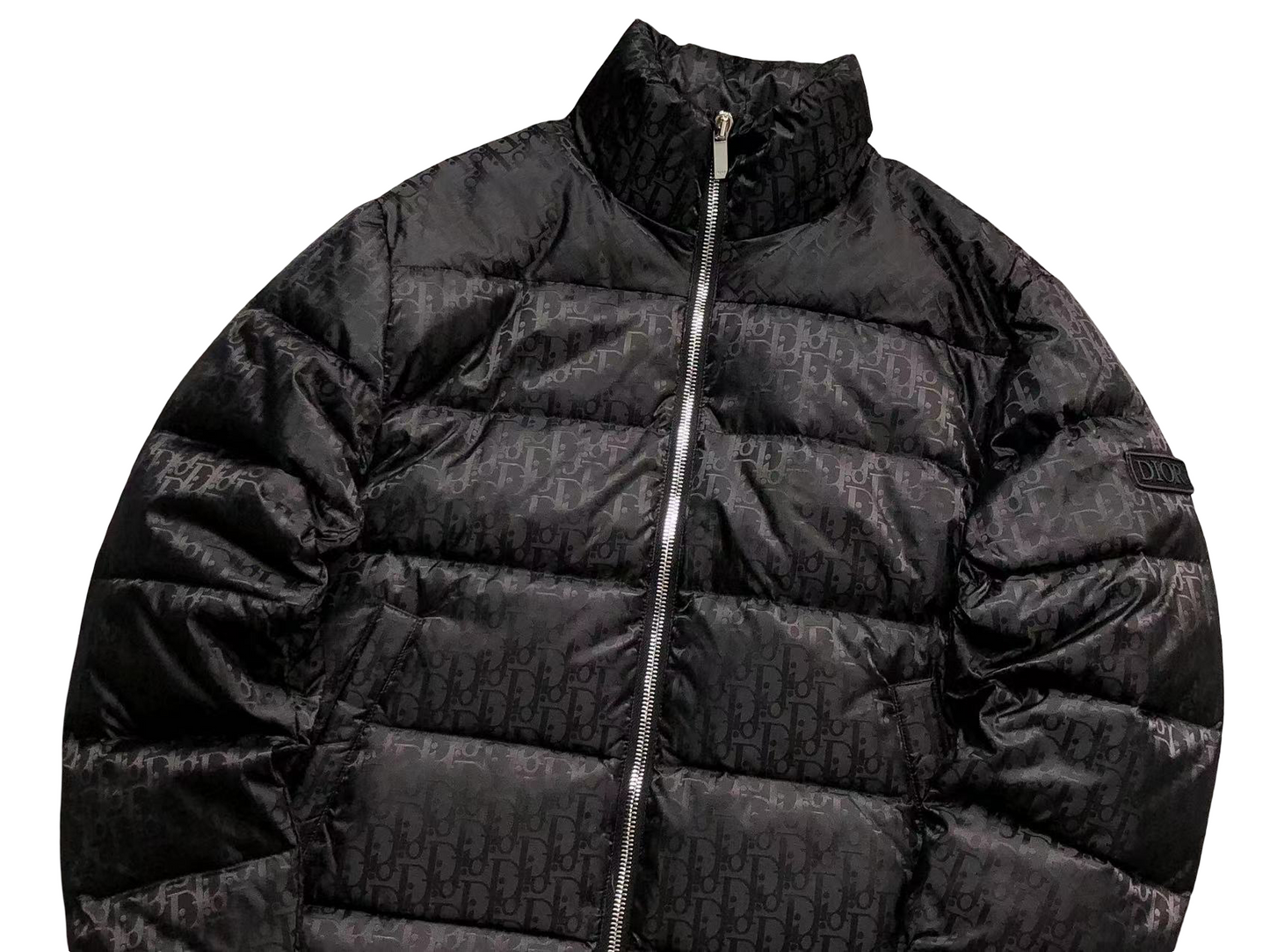Dior Oblique Down Jacket - (BLACK)