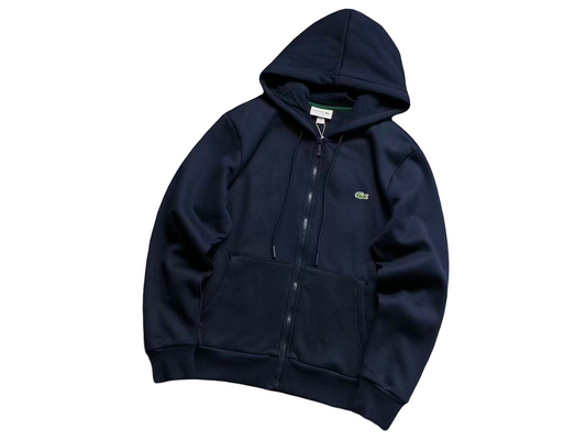 Lacoste Classic Zip Hoodie - (NAVY)