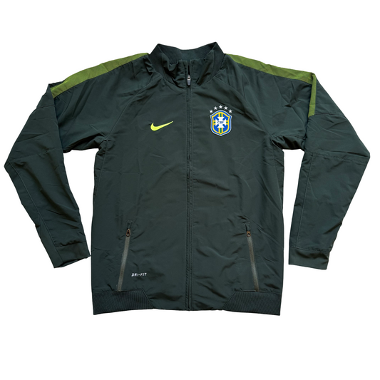 Nike Vintage Brazil Shell Suit Jacket - (GREEN)