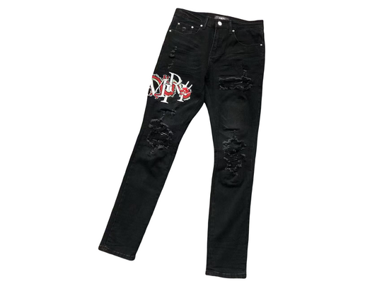 AMIRI New Year Jeans - (BLACK)