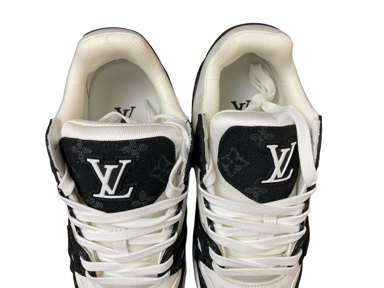 LV Trainer Denim Monogram - (WHITE/BLACK)