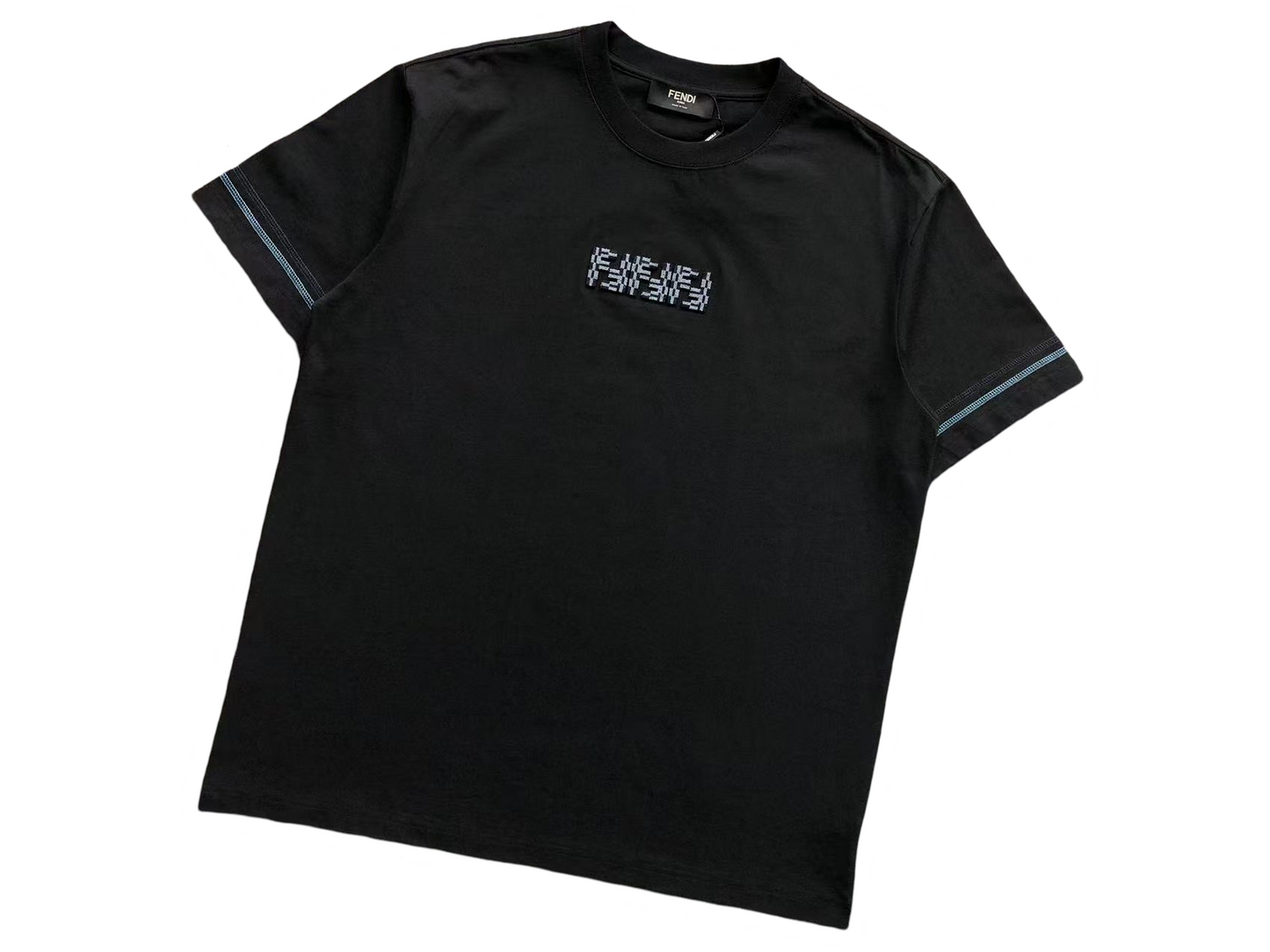 Fendi Zebra Tee - (BLACK)
