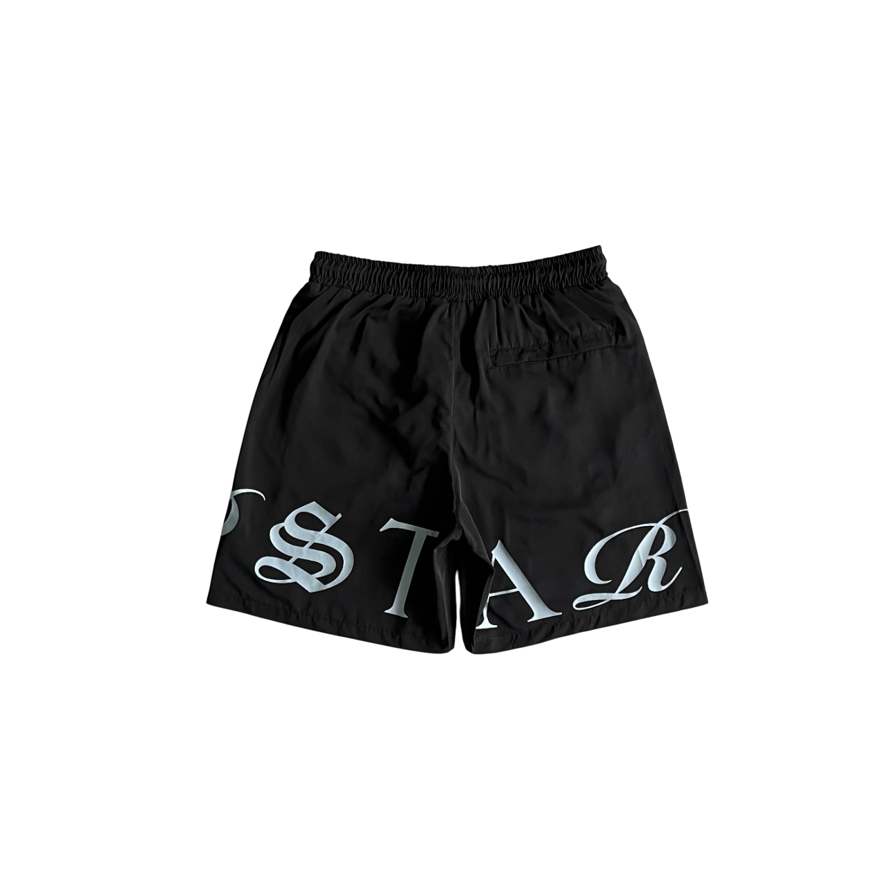 Trapstar Script Swimming Short Black/Nigara Mist