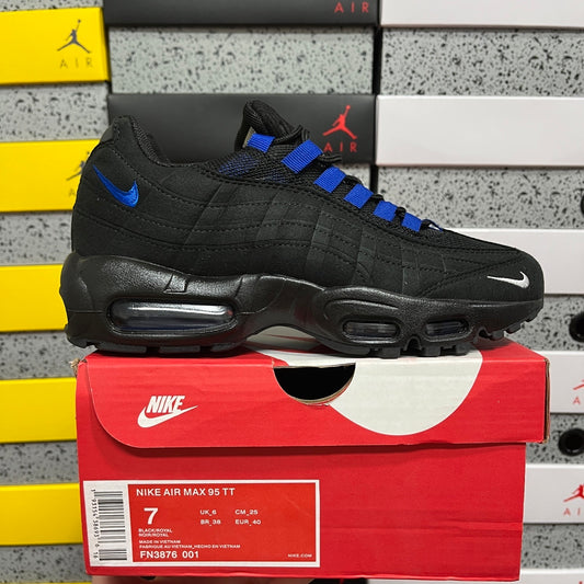 Nike Air Max 95 Essential Triple Black Royal Blue