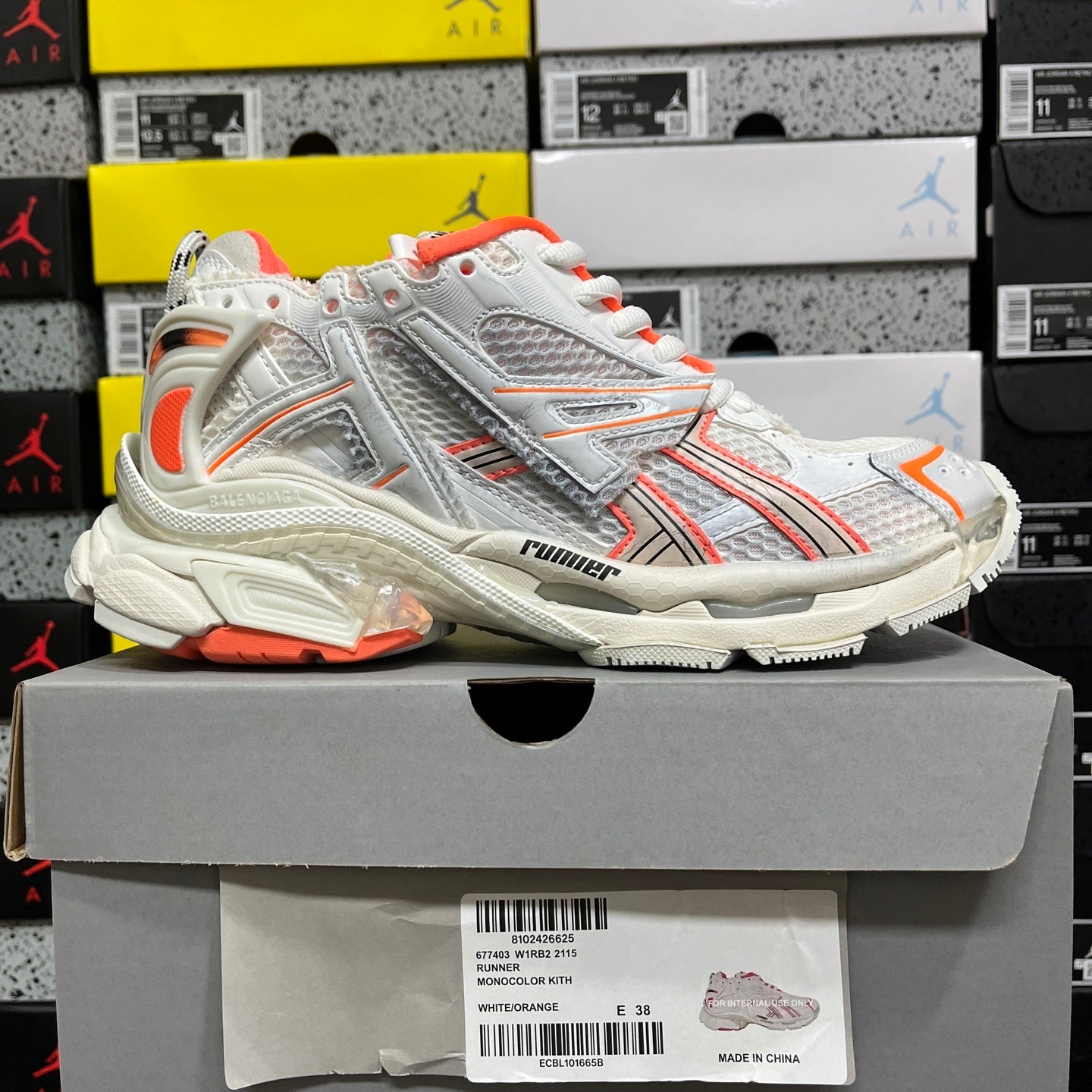 Balenciaga Runner 7.0 White Orange