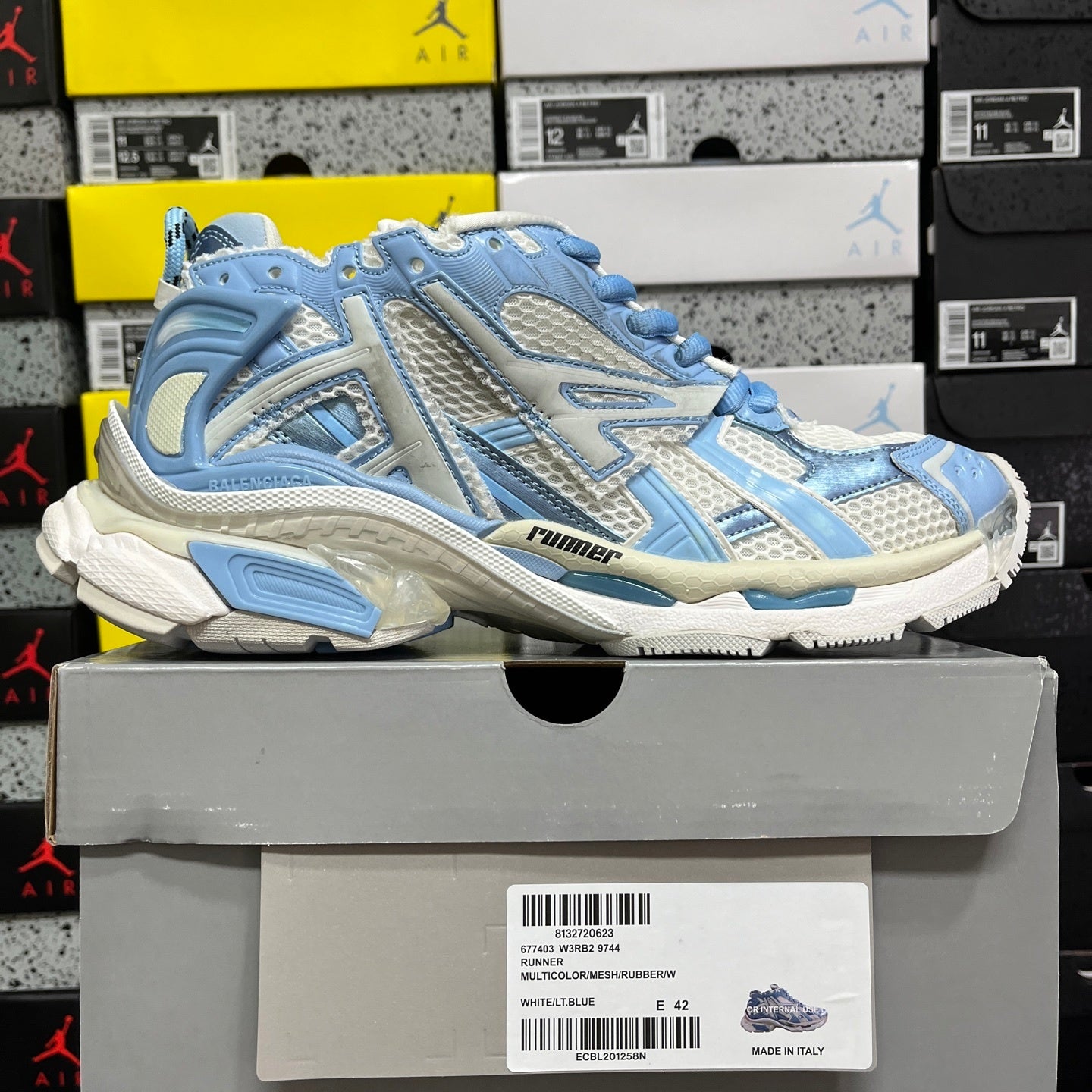 Balenciaga Runner 7.0 White Blue