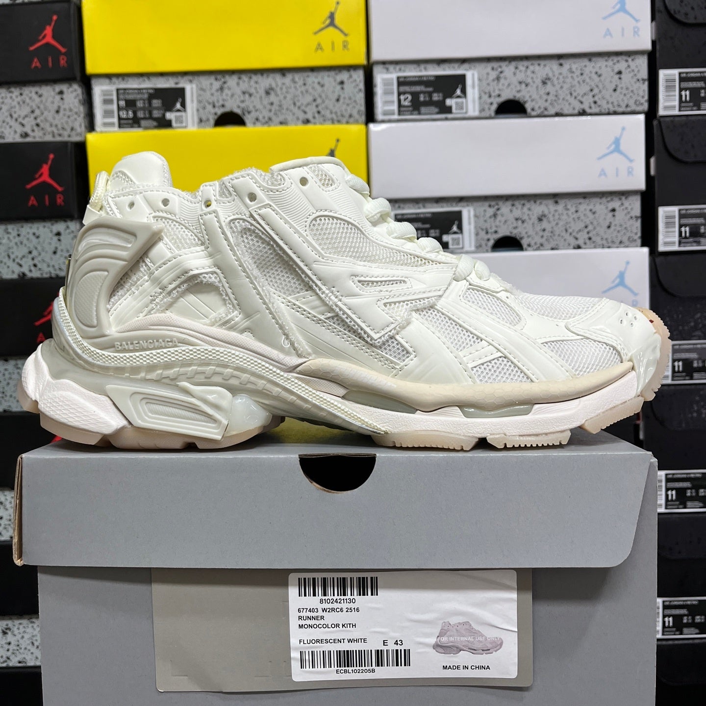 Balenciaga Runner 7.0 Cream Reflective