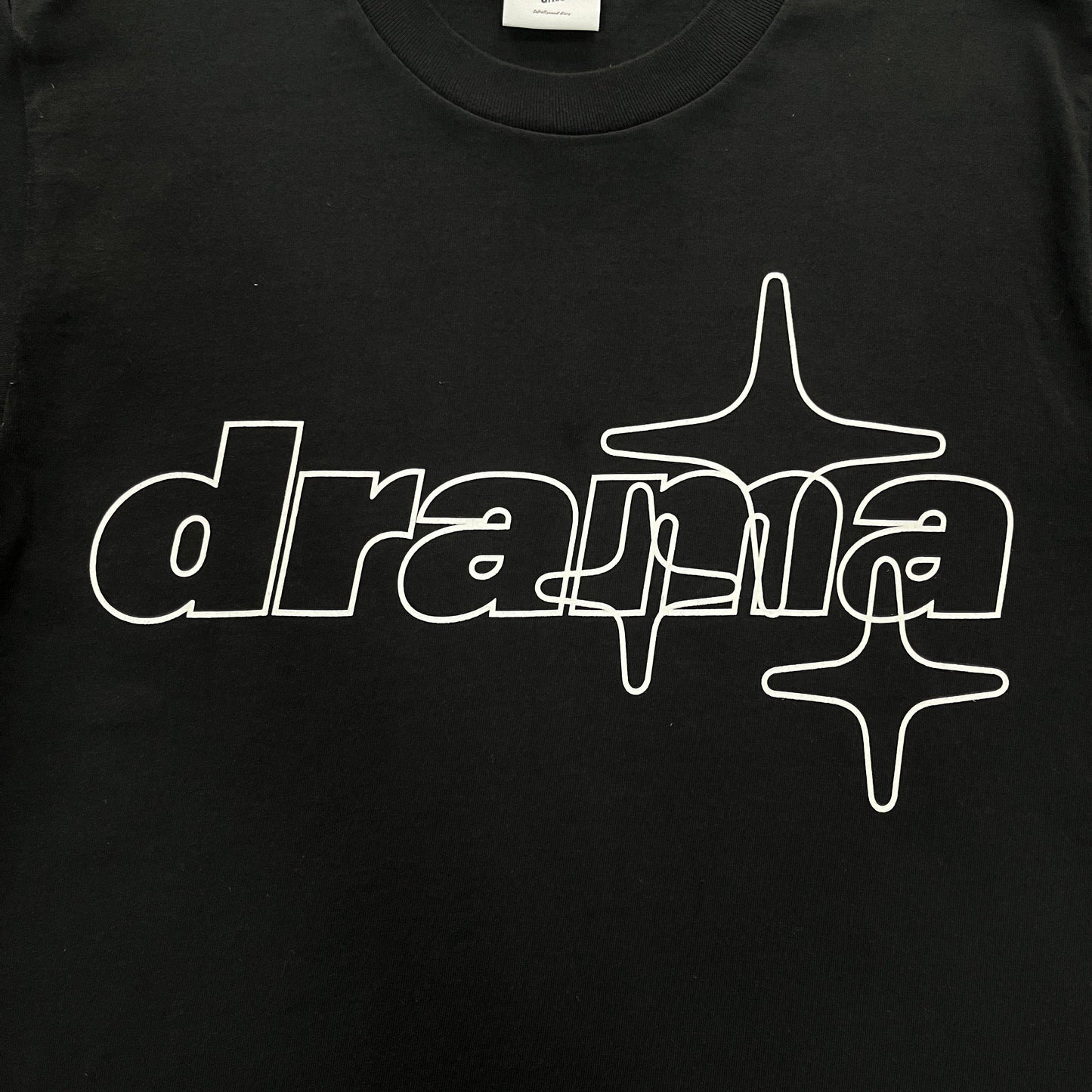 Drama Call Stars Tee - (BLACK/WHITE)