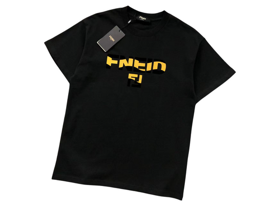 Fendi Wave Tee - (BLACK)