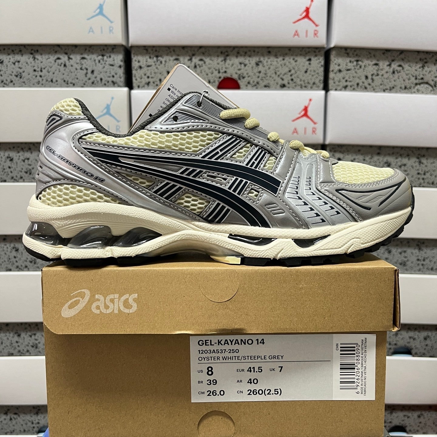 Asics Gel-Kayano 14 Oyster White Steeple Grey