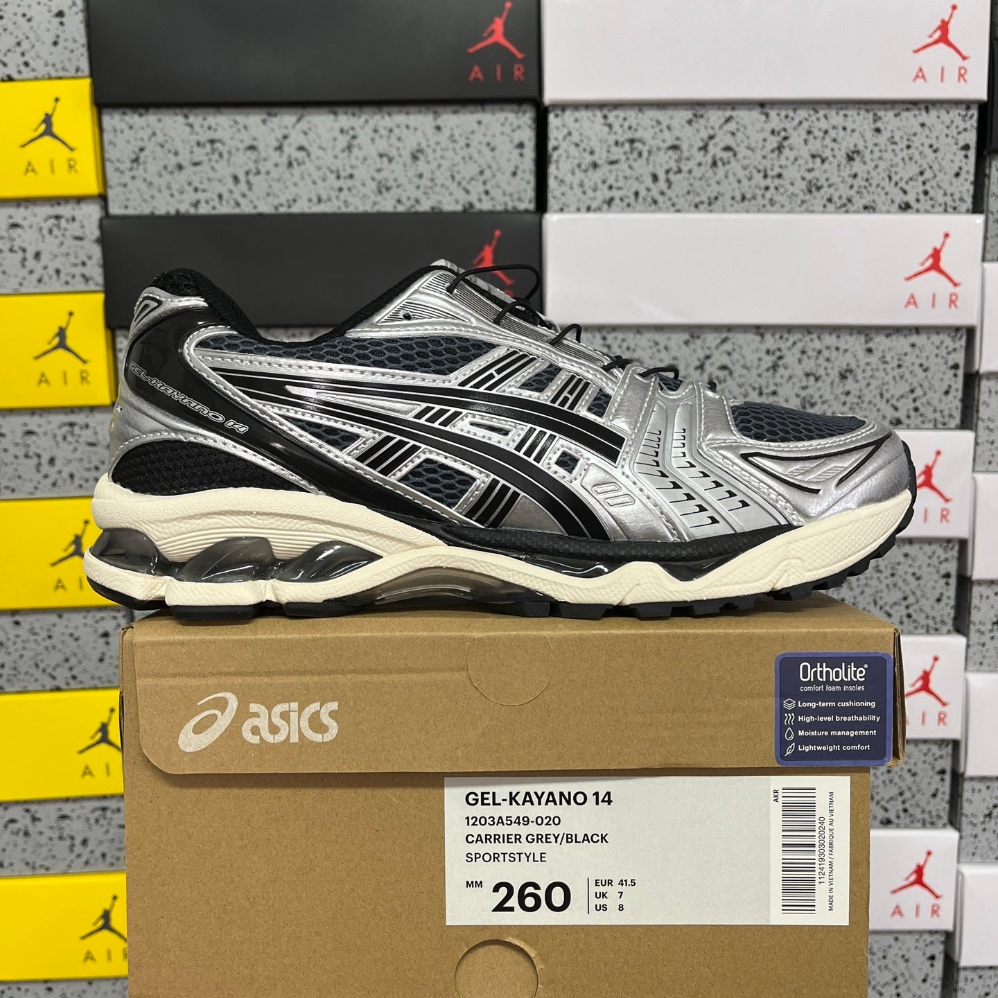 Asics Gel-Kayano 14 Carrier Grey Black