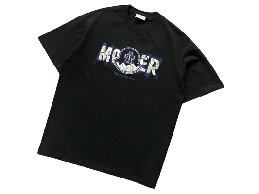 Moncler Mountains Tee Black